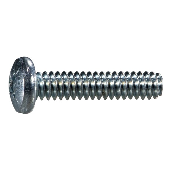 Midwest Fastener #10-24 x 7/8 in Phillips Pan Machine Screw, Zinc Plated Steel, 100 PK 54735 - main